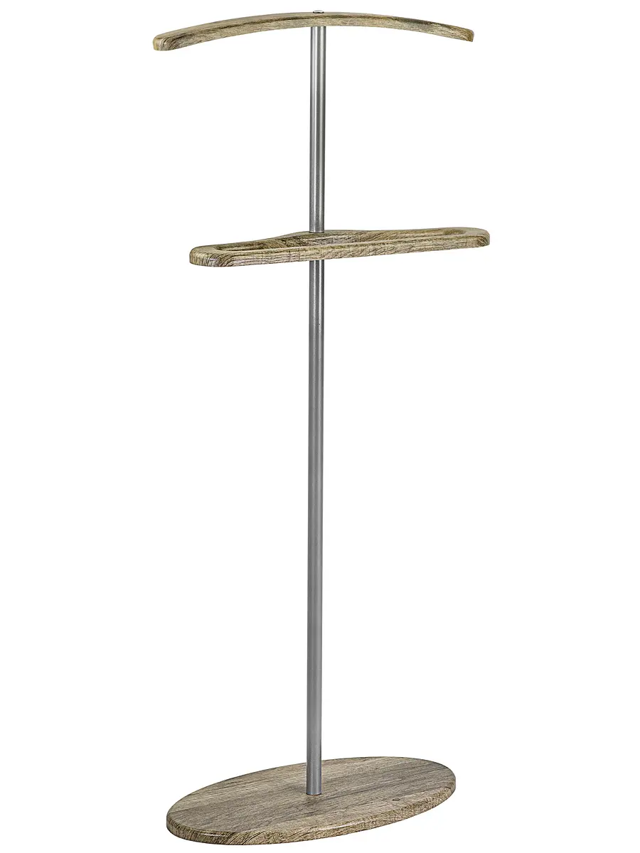 

Вешалка костюмная Дэви 3 металлик/дуб крымский состаренный