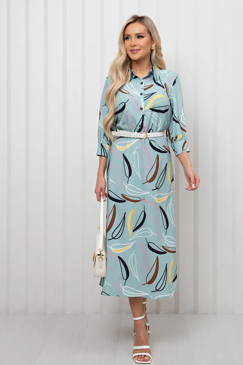 

Платье, Голубой;ментоловый