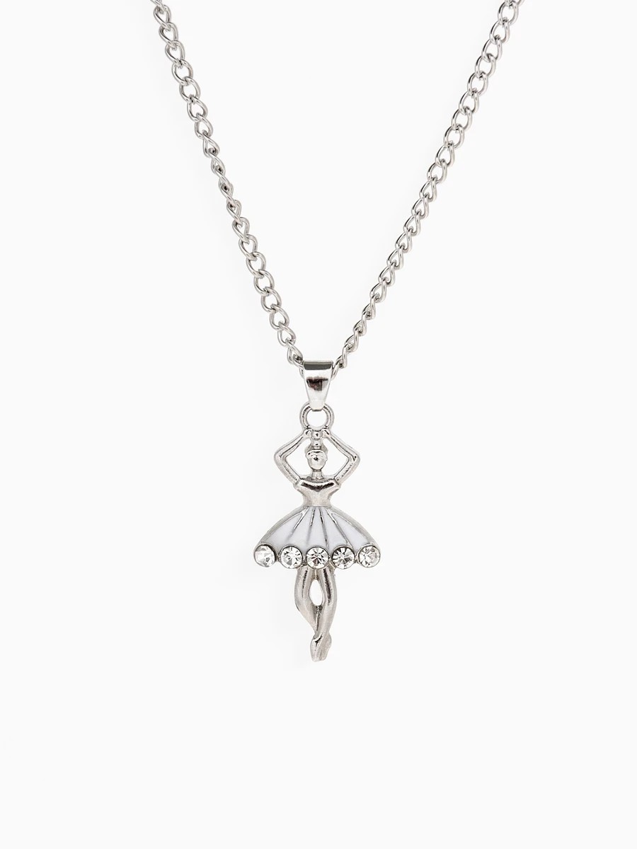 

Кулон на цепочке, Белый