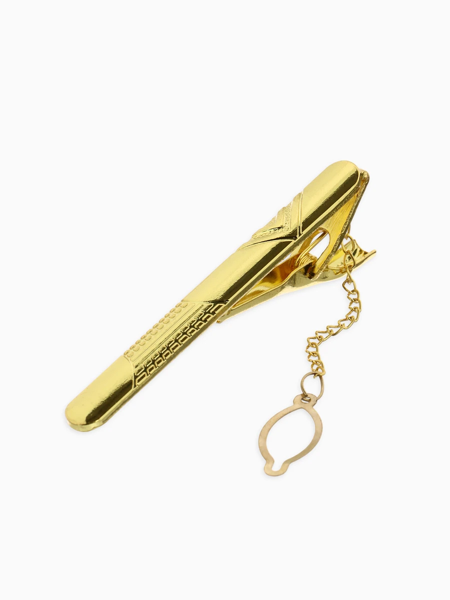 

Зажим для галстука стальной, Золотистый