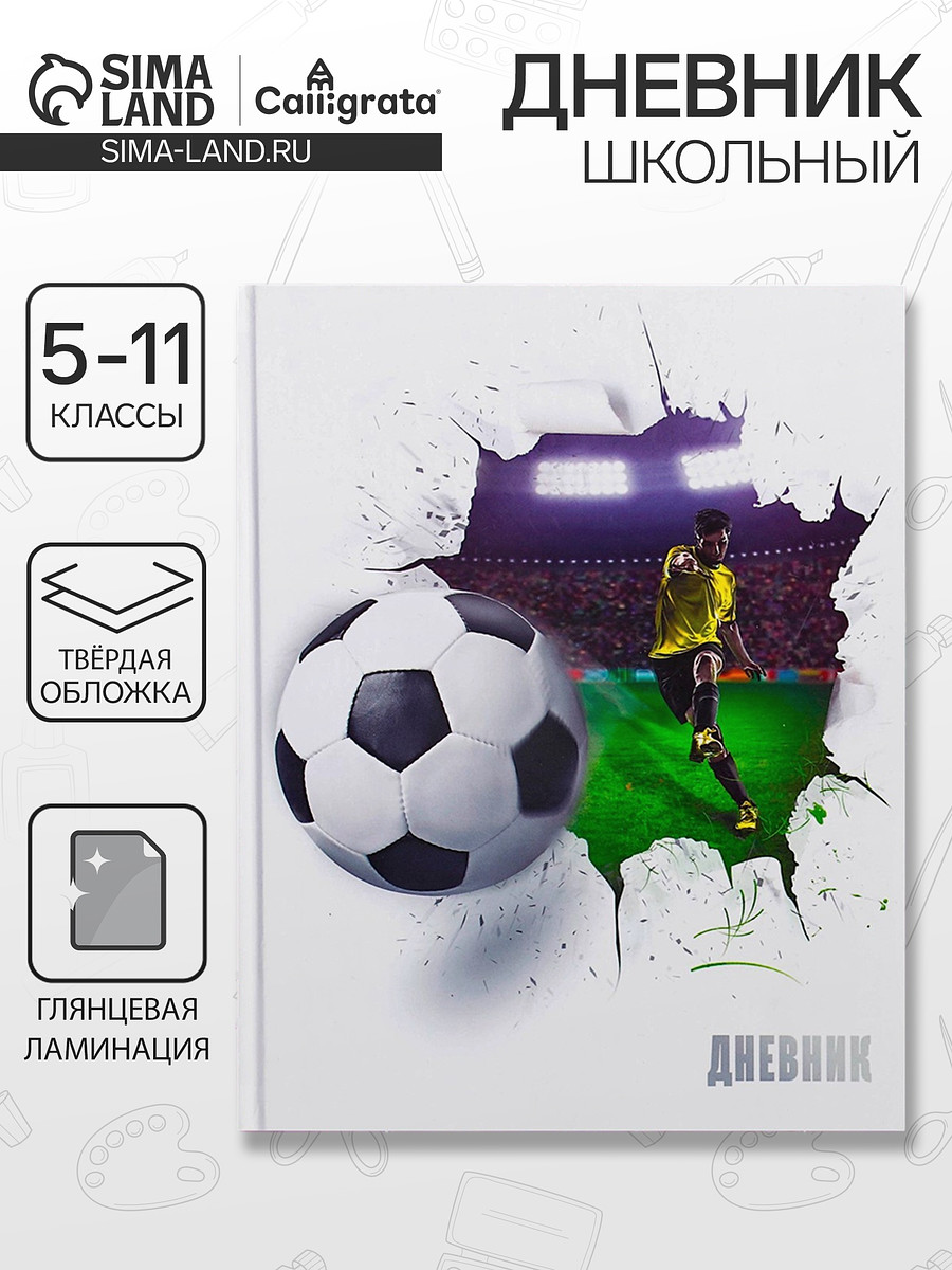 

Дневник школьный для 5-11 классов,, Белый