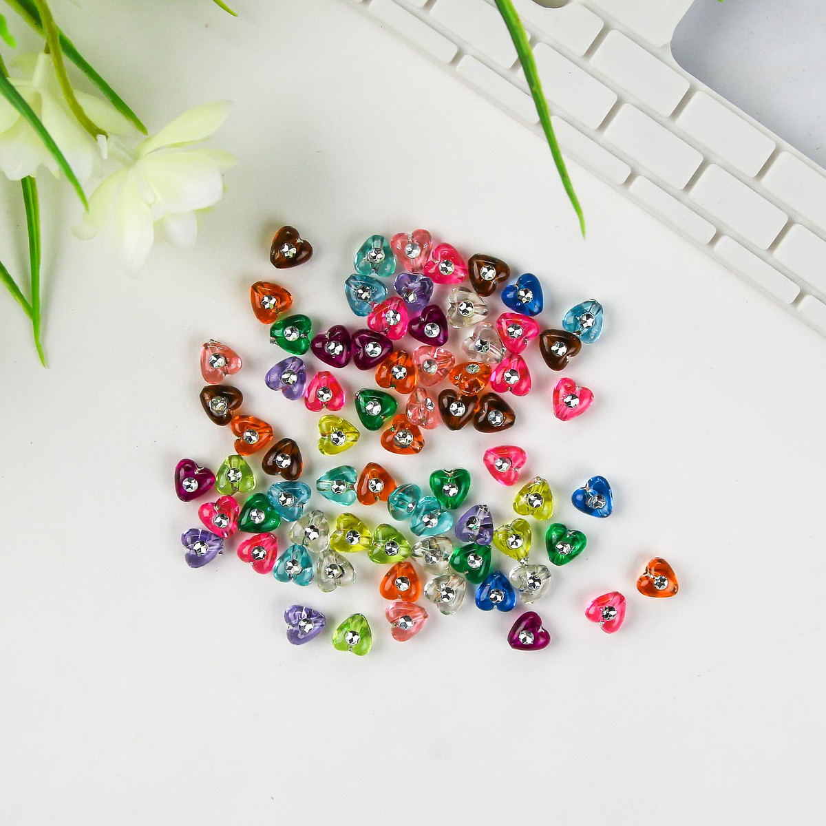 

Набор бусин для рукоделия и плетения, Разноцветный