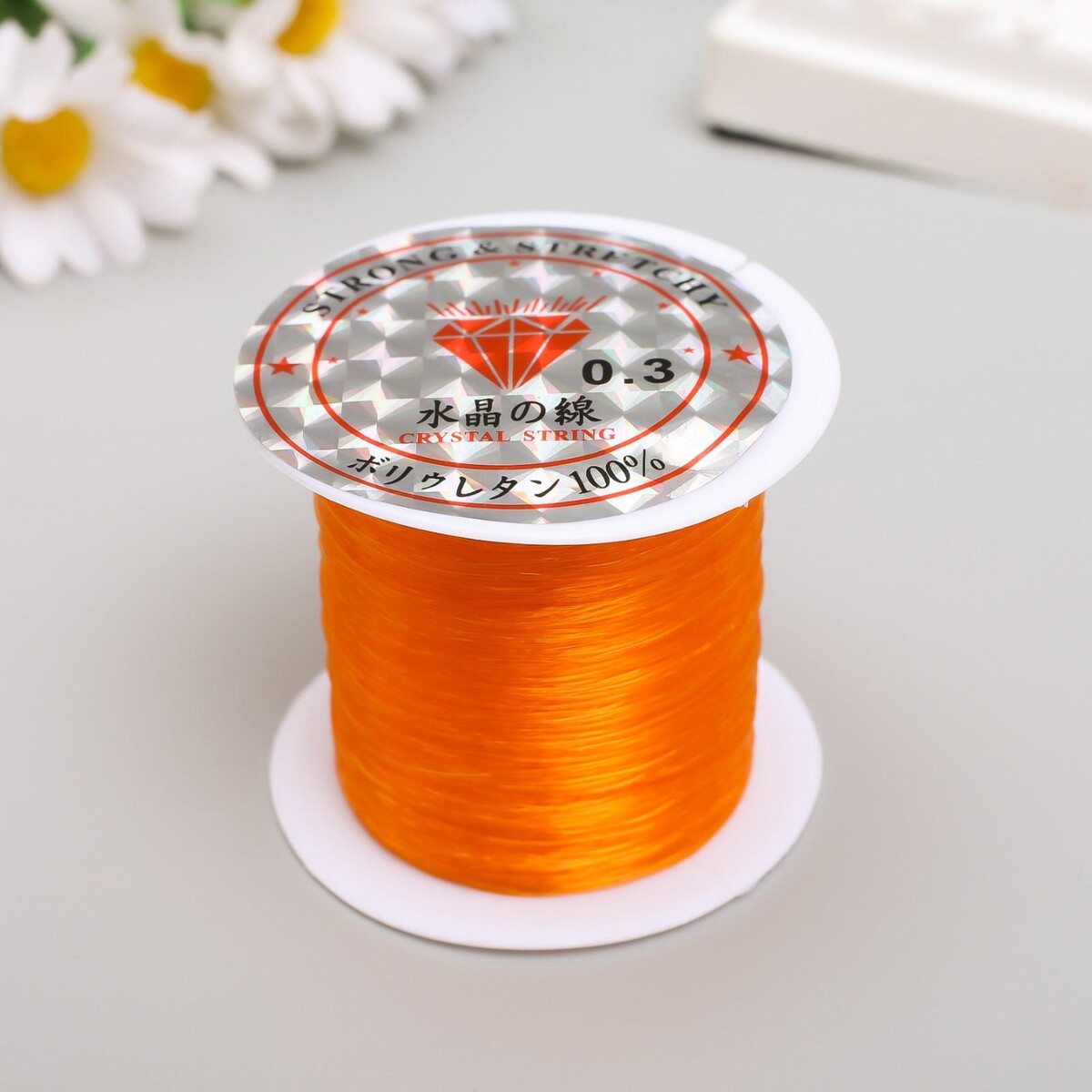 

Леска для бисера 0,3 мм 100 м, оранжевый