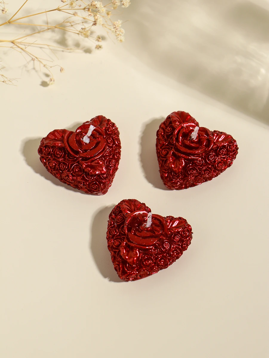 

Набор свечей декоративных, Красный