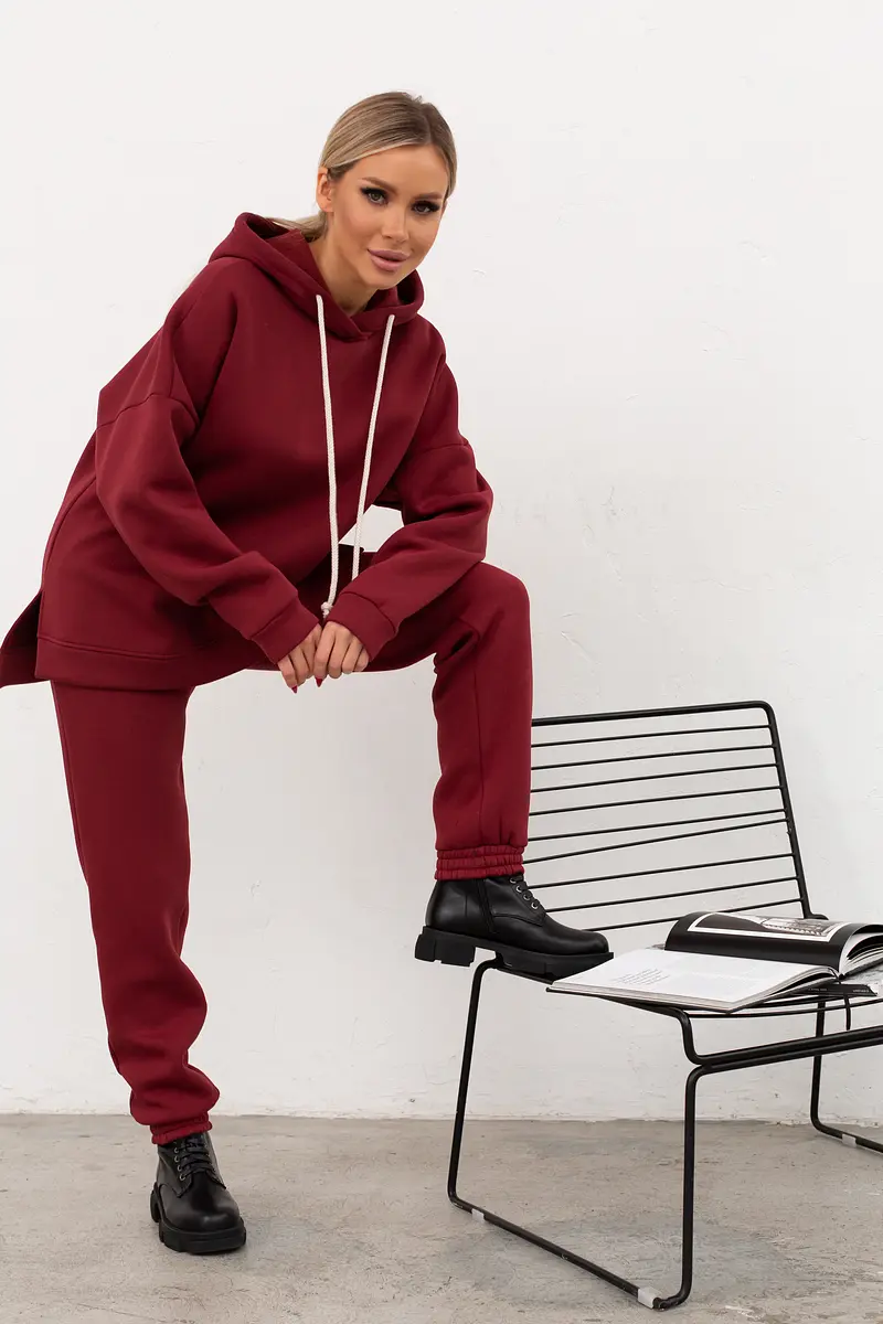 

Костюм, Бордовый;портвейн