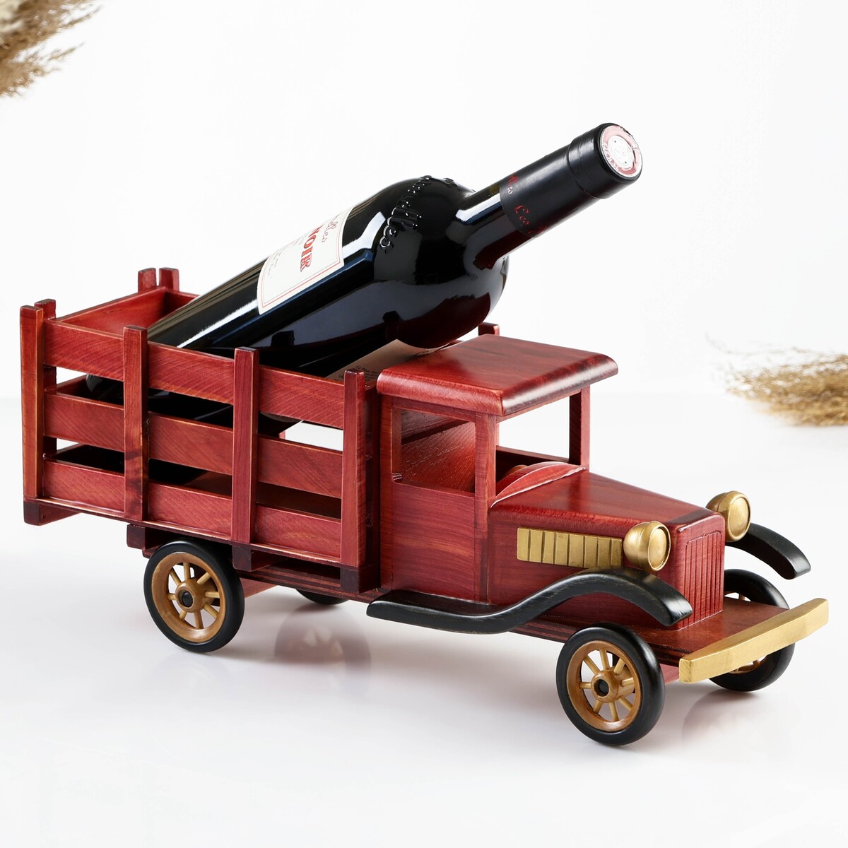 

Фигурка дерево, держатель для бутылки, Красный