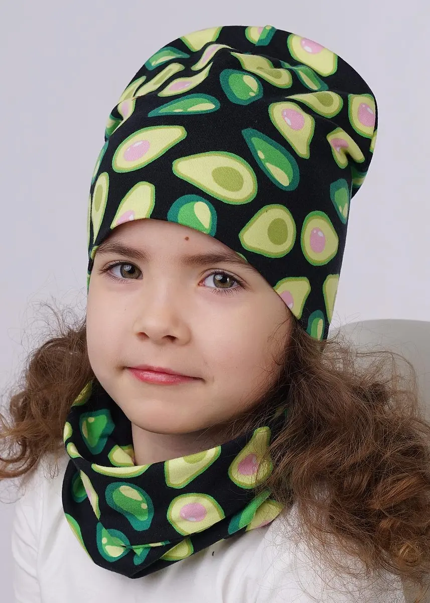 

Шапка, Черный;черный/св.зеленый