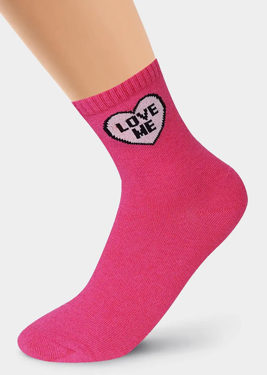 

Носки, Розовый;т.розовый