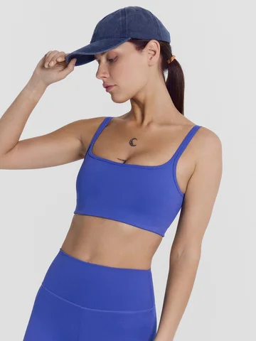 Топ женский спортивный в фиолетовом цвет