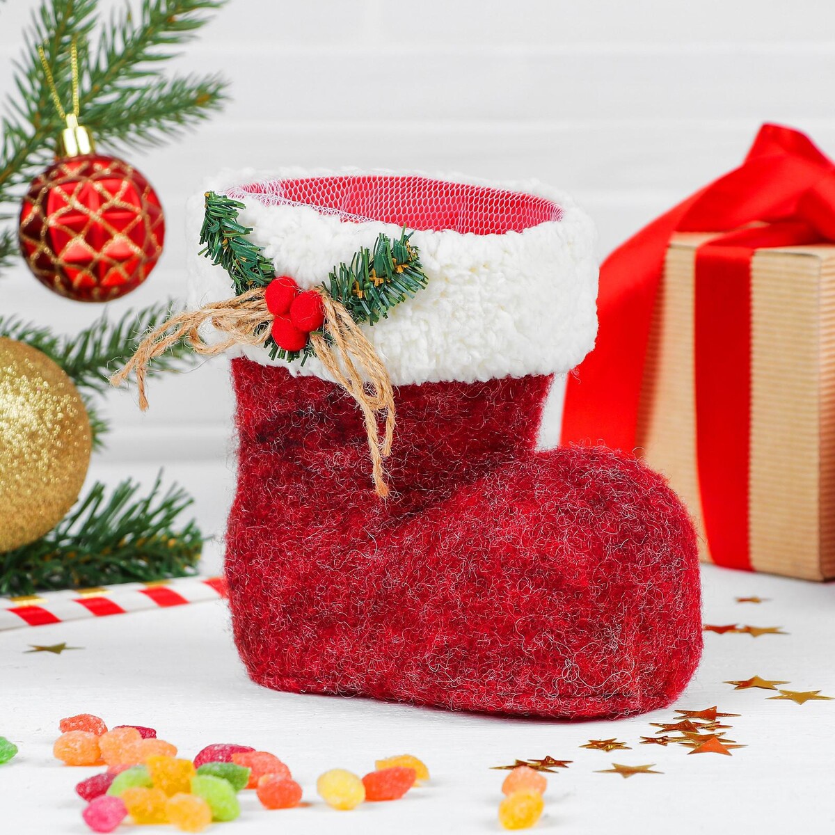 

Конфетница, Бордовый