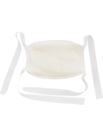 Марлевая маска 8 слоев, окантовка резинк