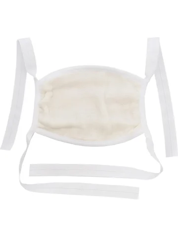 Ватно-марлевая маска на резинке 20×15 см