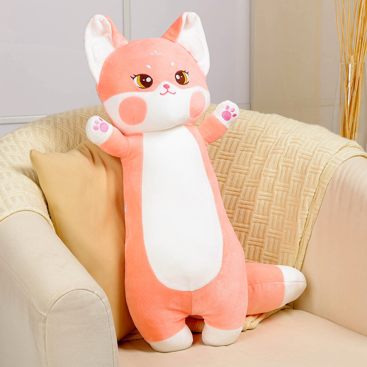 

Мягкая игрушка-подушка, Розовый