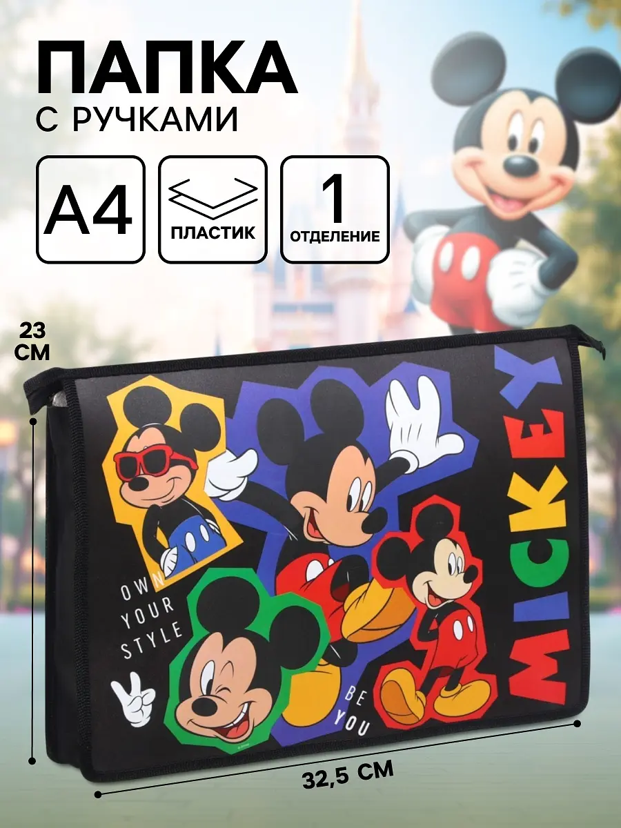 

Папка для тетрадей, а4, на молнии,, Черный