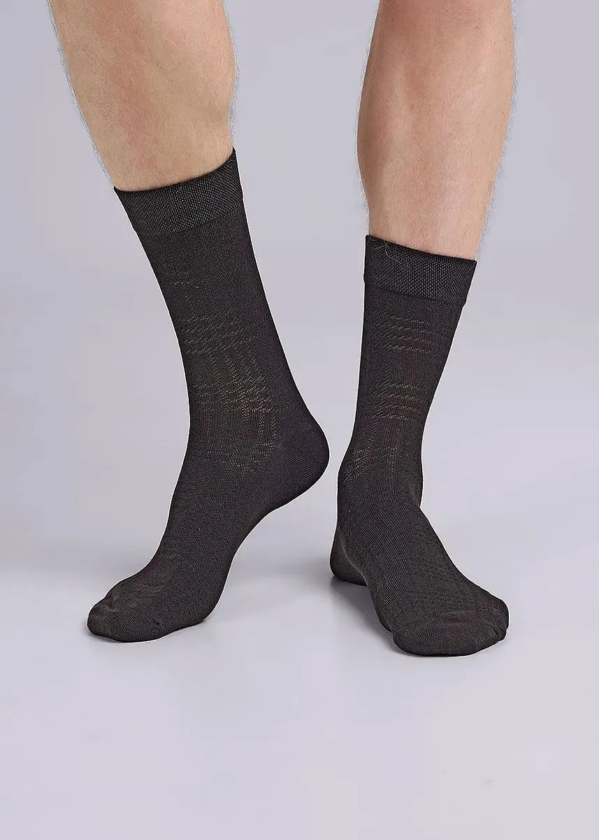 

Носки, Коричневый;т.коричневый