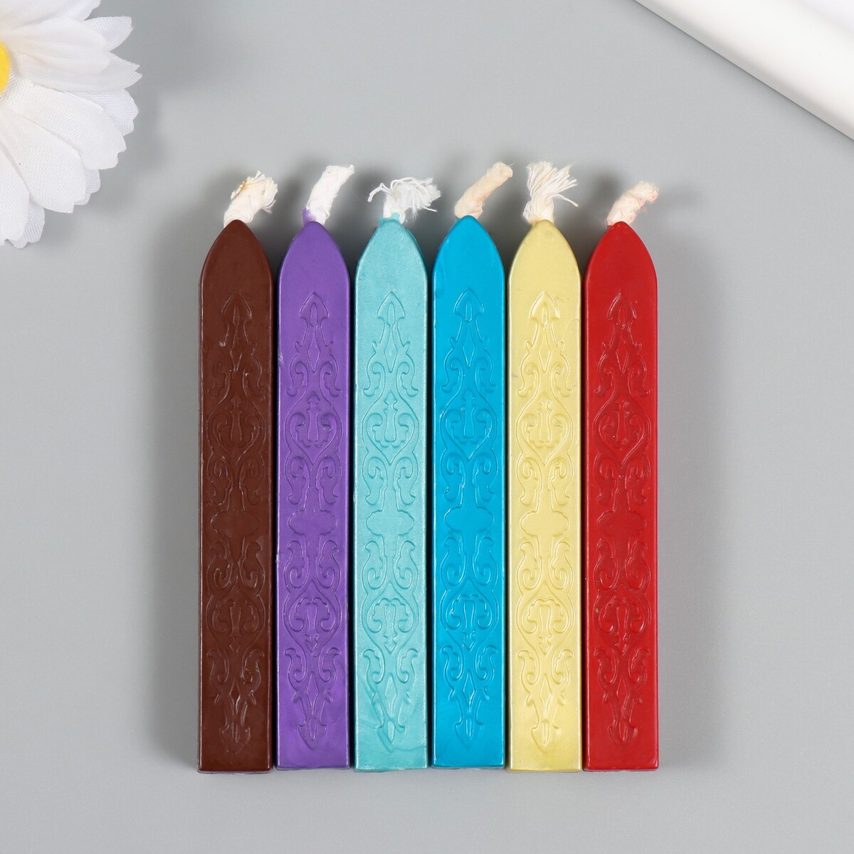 

Сургуч для печати с фитилем, Разноцветный