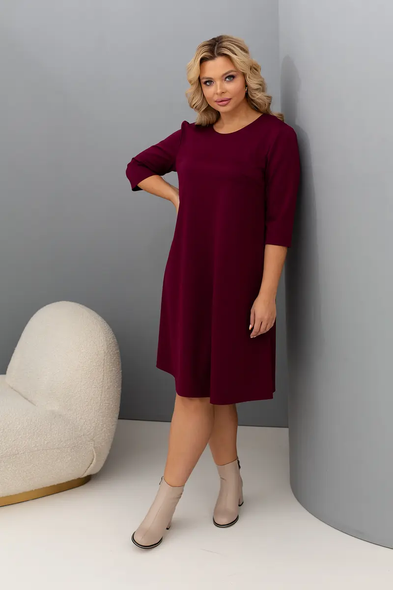 

Платье, Бордовый;винный