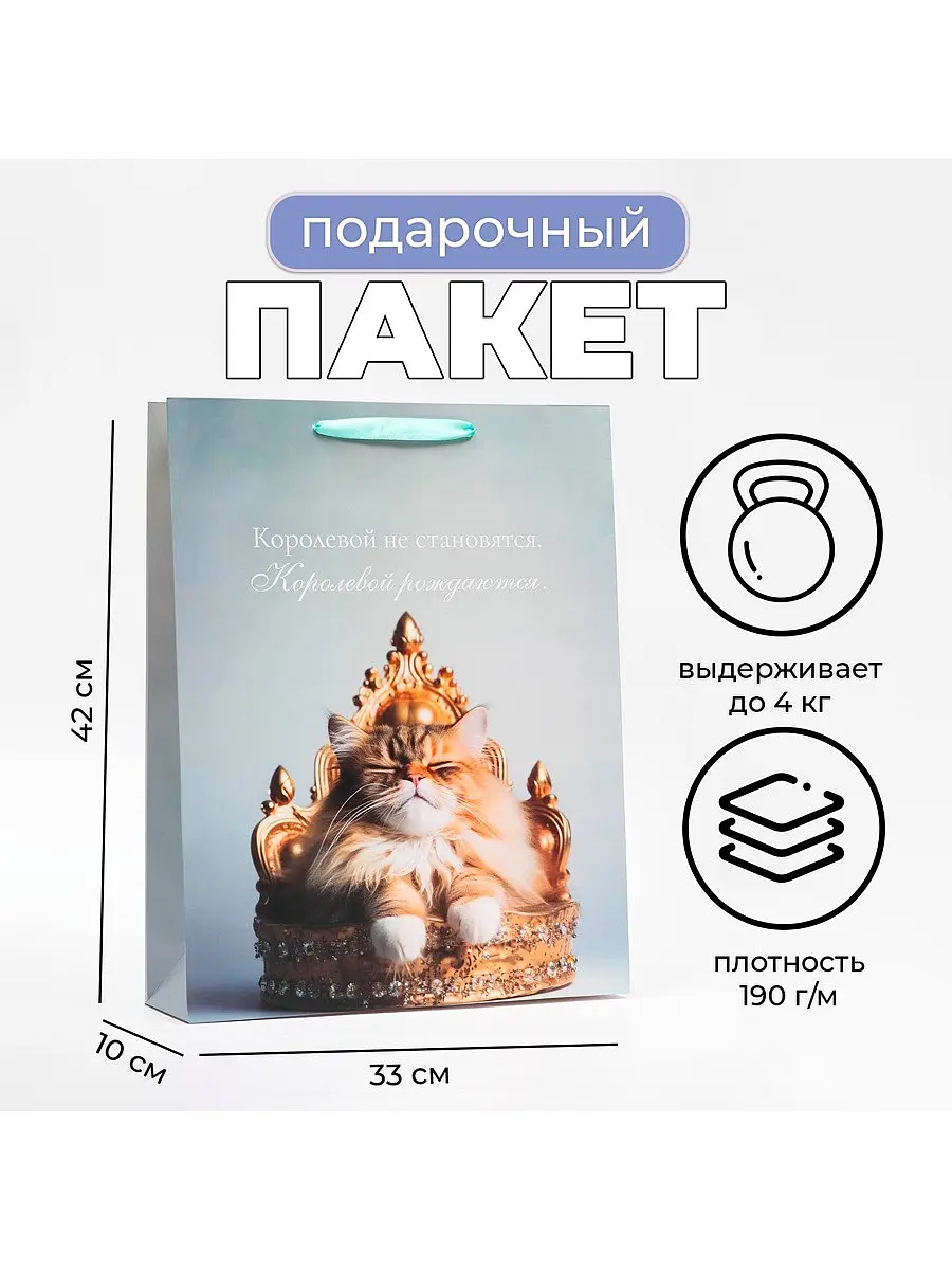 

Пакет подарочный ламинированный вертикальный, Серый