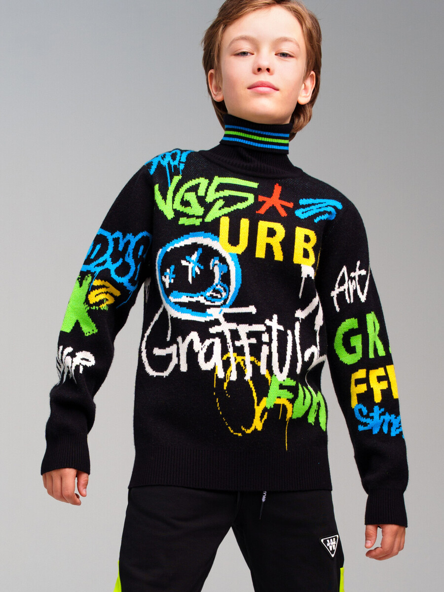 

Свитер трикотажный, Разноцветный