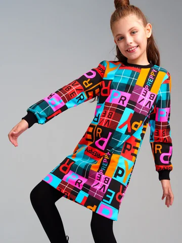 Платье трикотажное