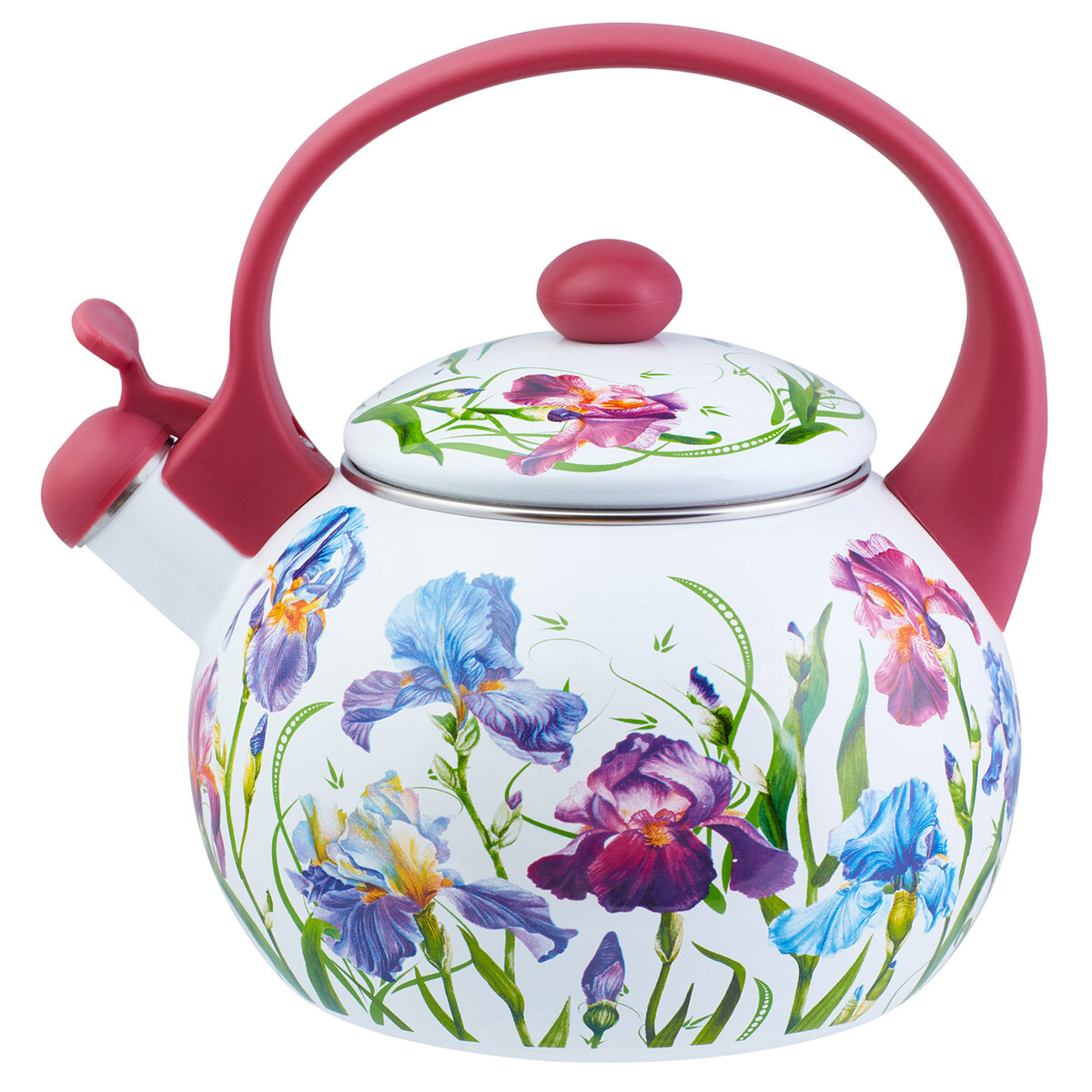 

Чайник 2,0л Ирисы, Белый
