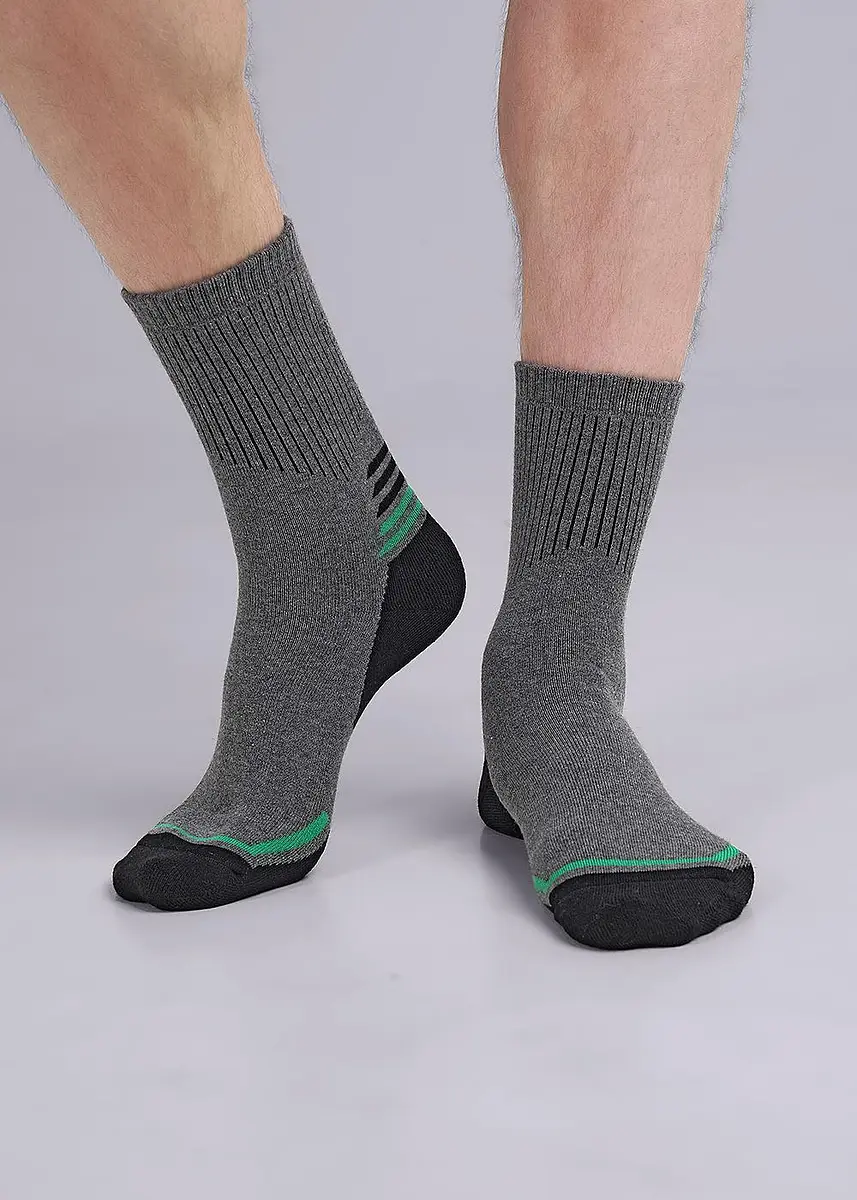 

Носки, Серый;меланж т.серый