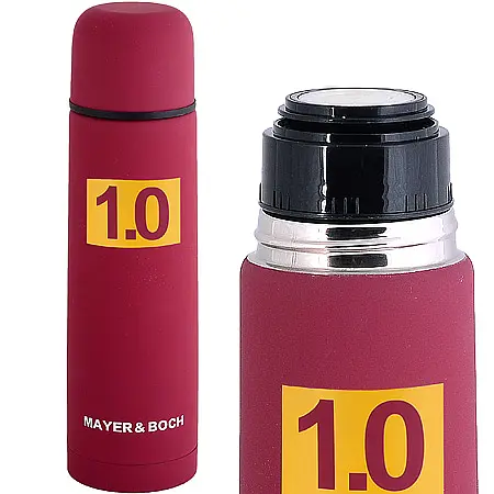 

Термос 1 л из, Бордовый