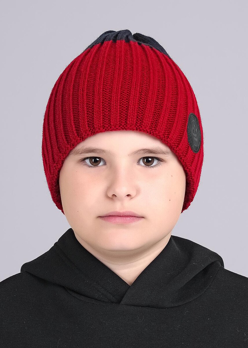 

Шапка, Красный;красный/т.синий