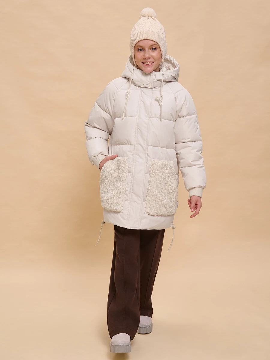 

Куртка, Бежевый;молочный