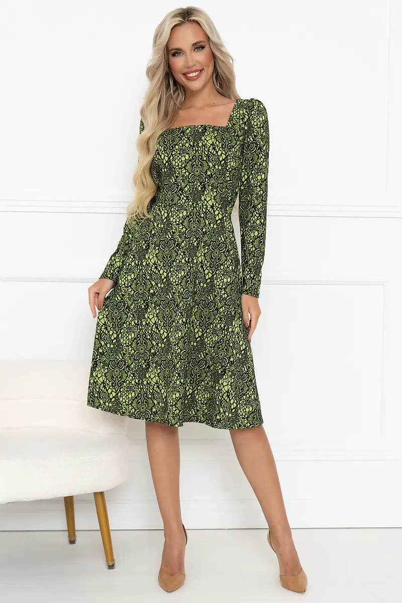 

Платье, Желтый;желтый/черный