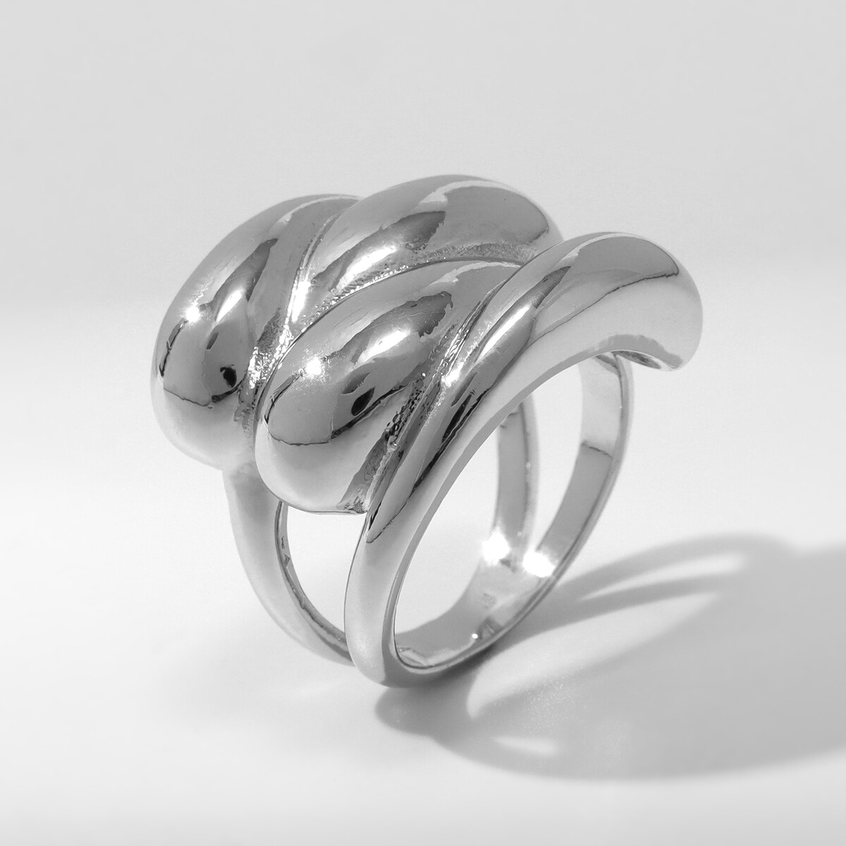 

Кольцо металл, Серебристый