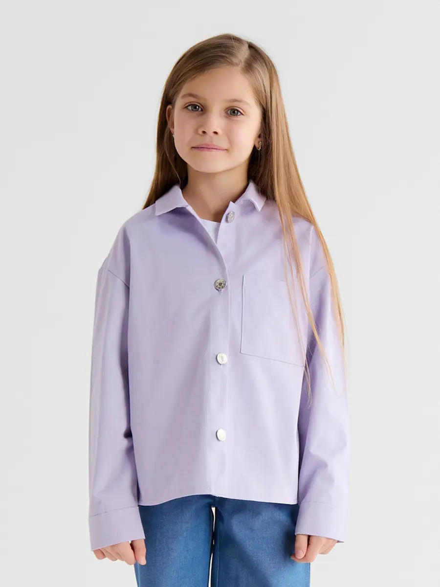 

Рубашка, Фиолетовый;сиреневый