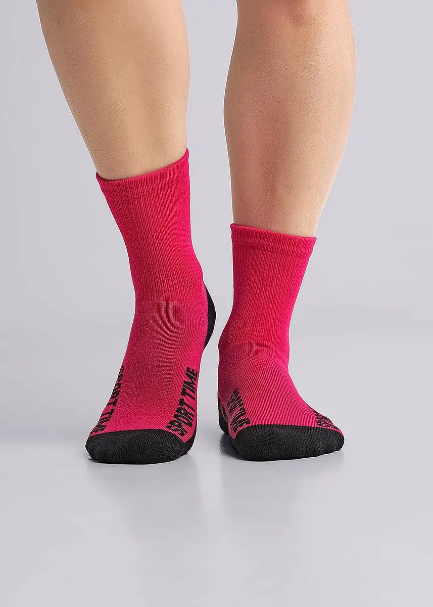 

Носки, Розовый;т.розовый