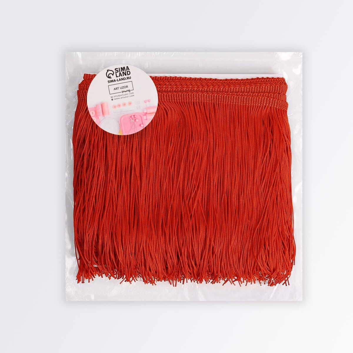 

Тесьма декоративная, Красный