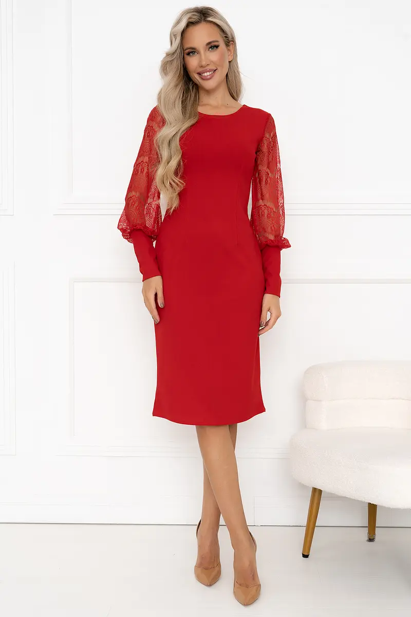 

Платье, Красный;алый