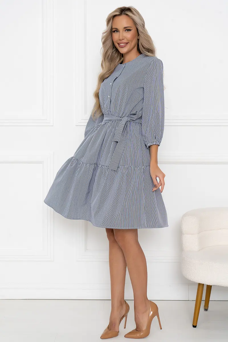 

Платье, Синий;джинс