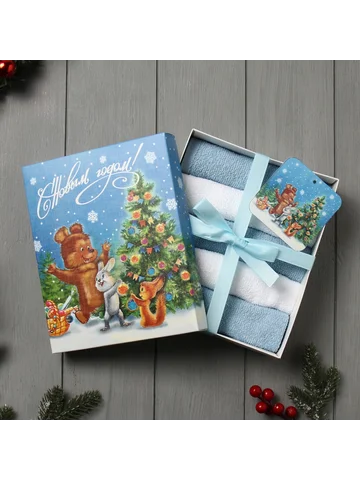 Набор махровых полотенец