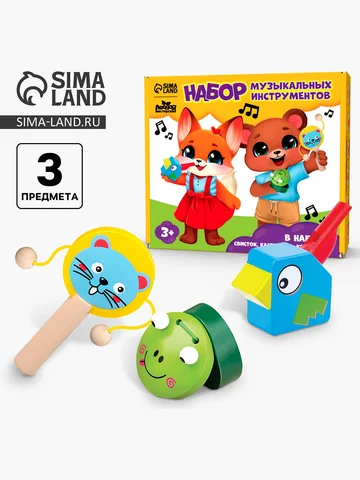 Подарочный набор музыкальных инструменто