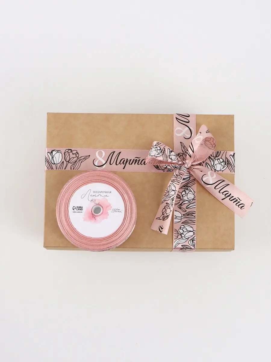 

Лента атласная, Коричневый