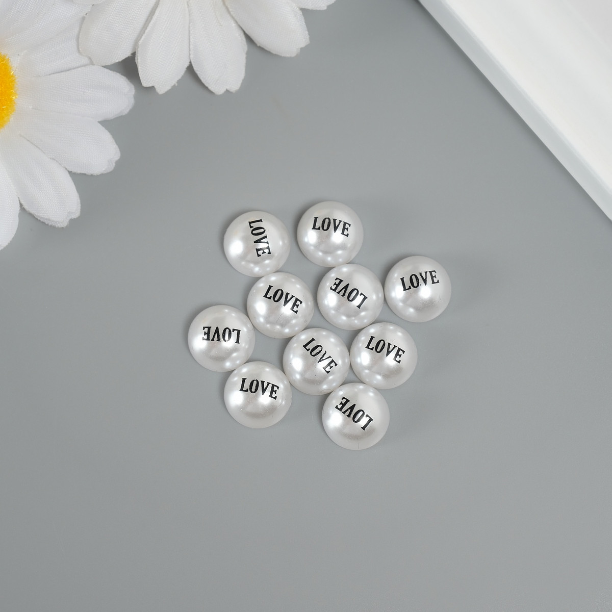 

Декор для творчества пластик, Белый