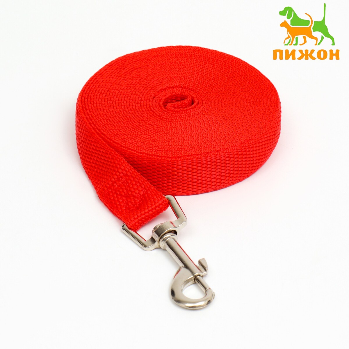 

Поводок 5 м × 2 см, красный