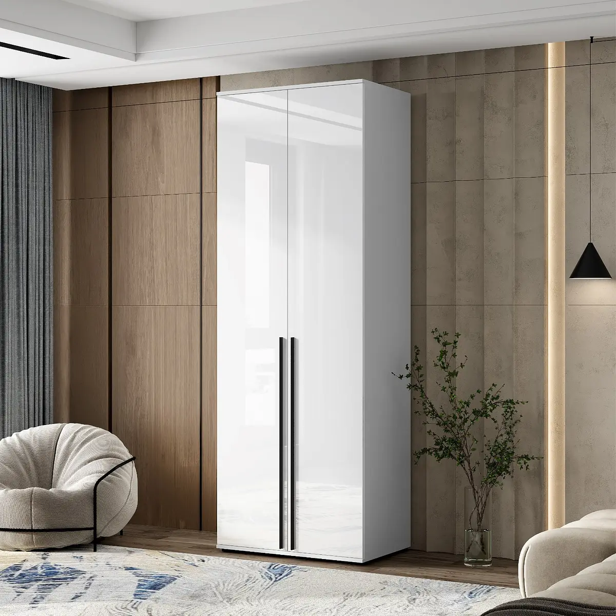 

Шкаф двухстворчатый, Белый