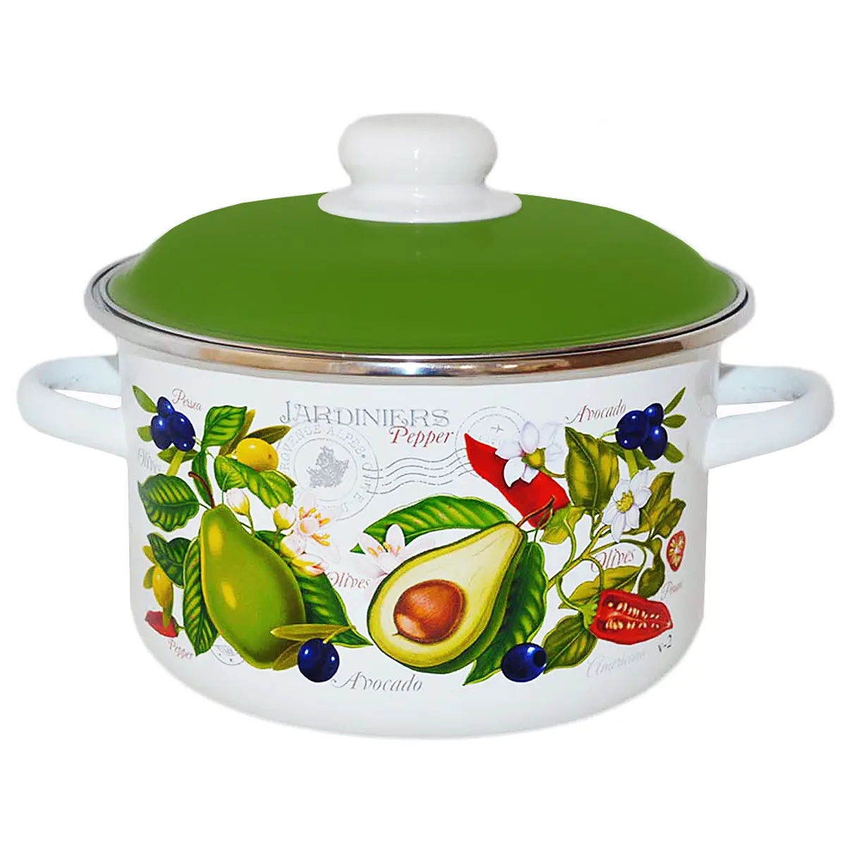 

Кастрюля 4,0л цилиндрическая Авокадо