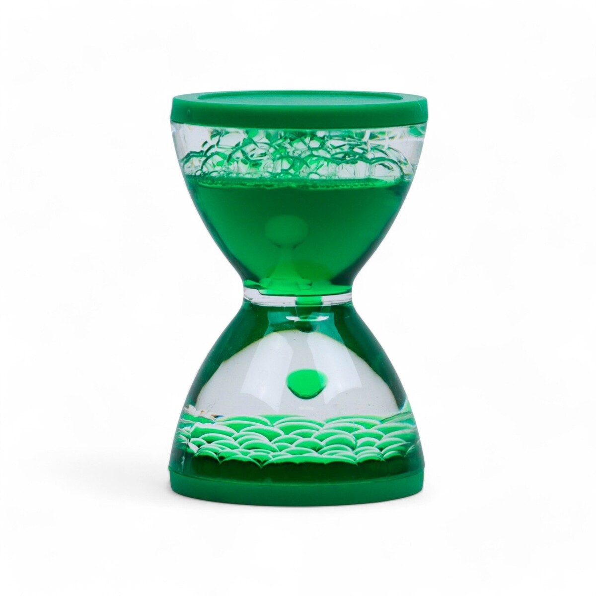 

Часы гелиевые, антистресс, 4.5×7 см, зеленые, Зеленый