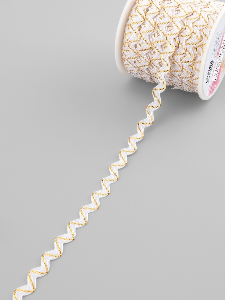 

Тесьма декоративная, Белый