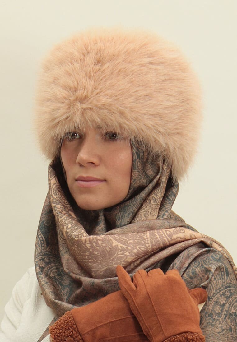 

Шапка, Бежевый;темно-бежевый