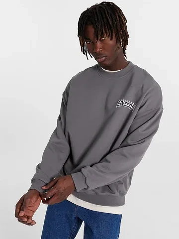 Свитшот мужской серый с надписью «califo