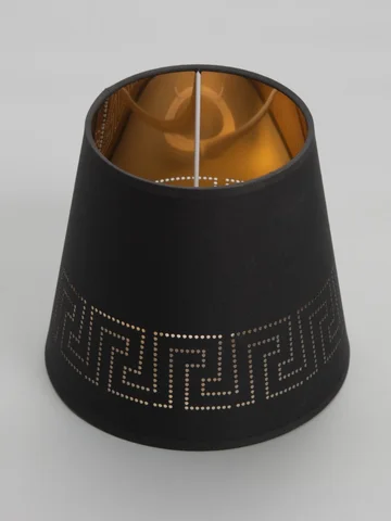 Абажур е27, черный, 20×20×18 см