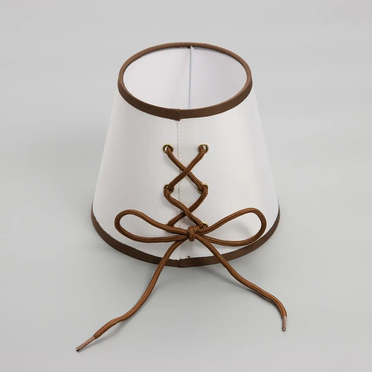 

Абажур bayerlux, е14, бело-шоколадный, 15×15×13 см, Белый;коричневый