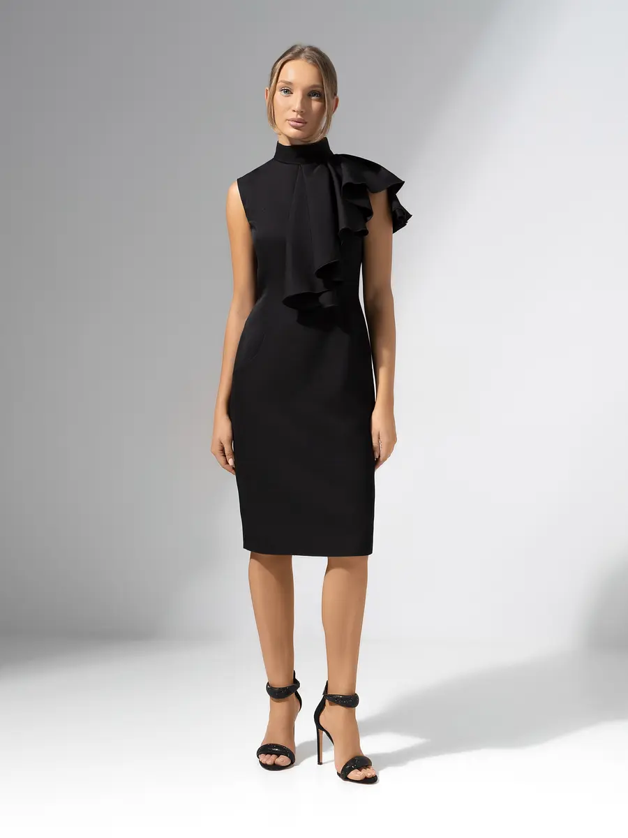 

Платье-футляр, Черный